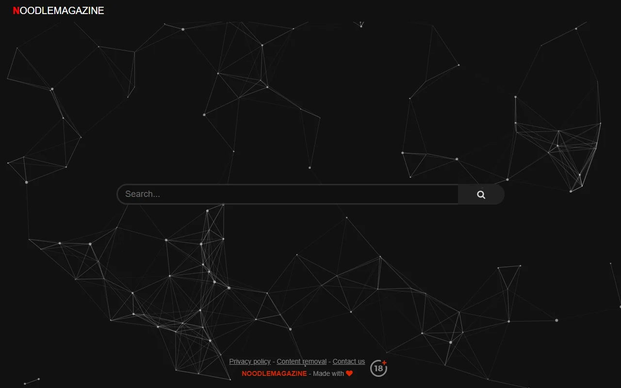 Screenshot of Noodlemagazine